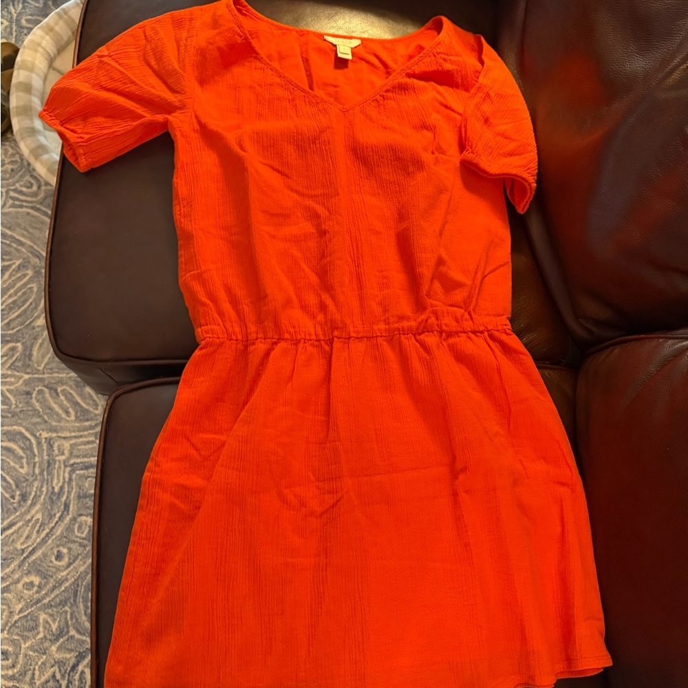 J. Crew Bright Orange Kids Casual Dress